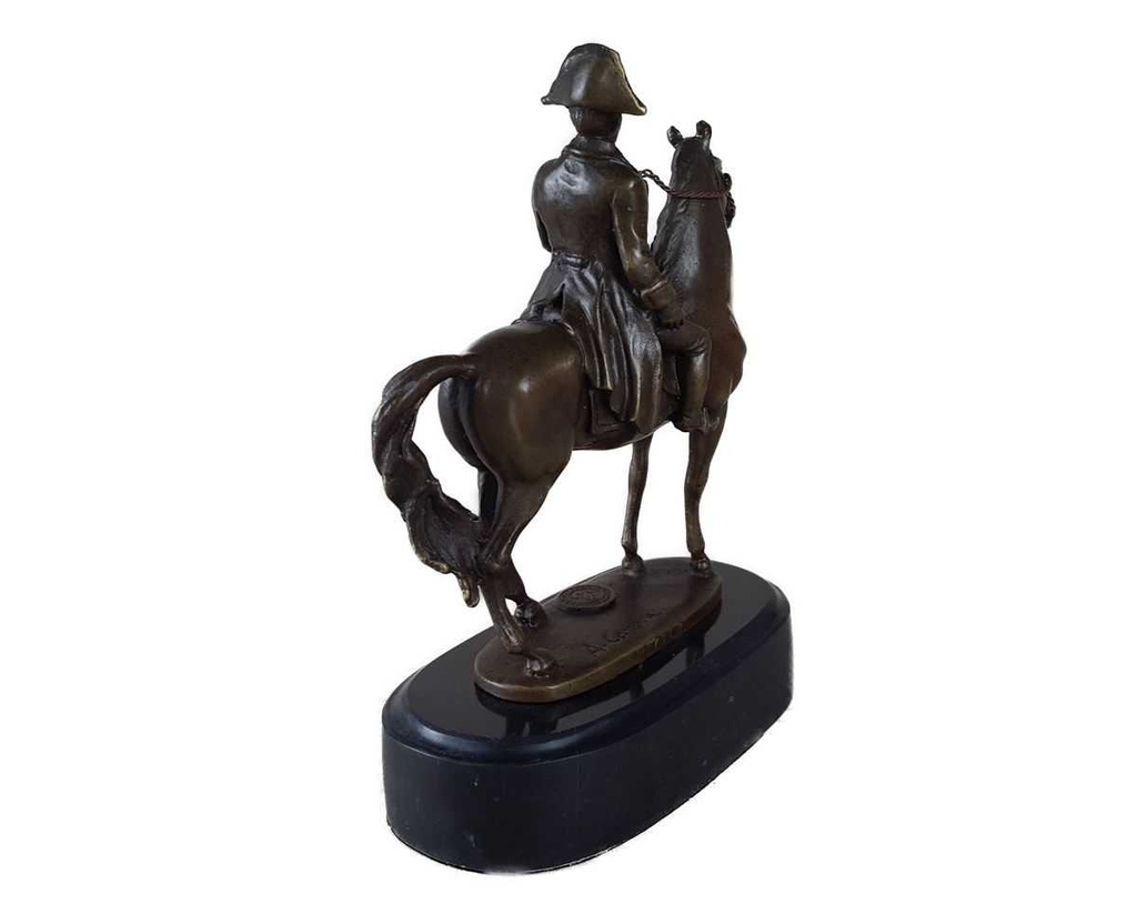 [LA-39342] Bronzeskulptur Bronzefigur Napoleon Bonaparte Pferd Bild 5