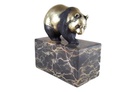 [LA-39375] Bronzeskulptur Bronzefigur Stehender Panda Bär Bild 2