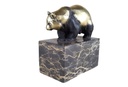 [LA-39375] Bronzeskulptur Bronzefigur Stehender Panda Bär Bild 4