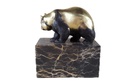 [LA-39375] Bronzeskulptur Bronzefigur Stehender Panda Bär Bild 5