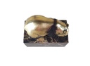 [LA-39375] Bronzeskulptur Bronzefigur Stehender Panda Bär Bild 10