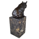 [LA-39377] Bronzeskulptur Bronzefigur Nashorn sitzend Bild 4