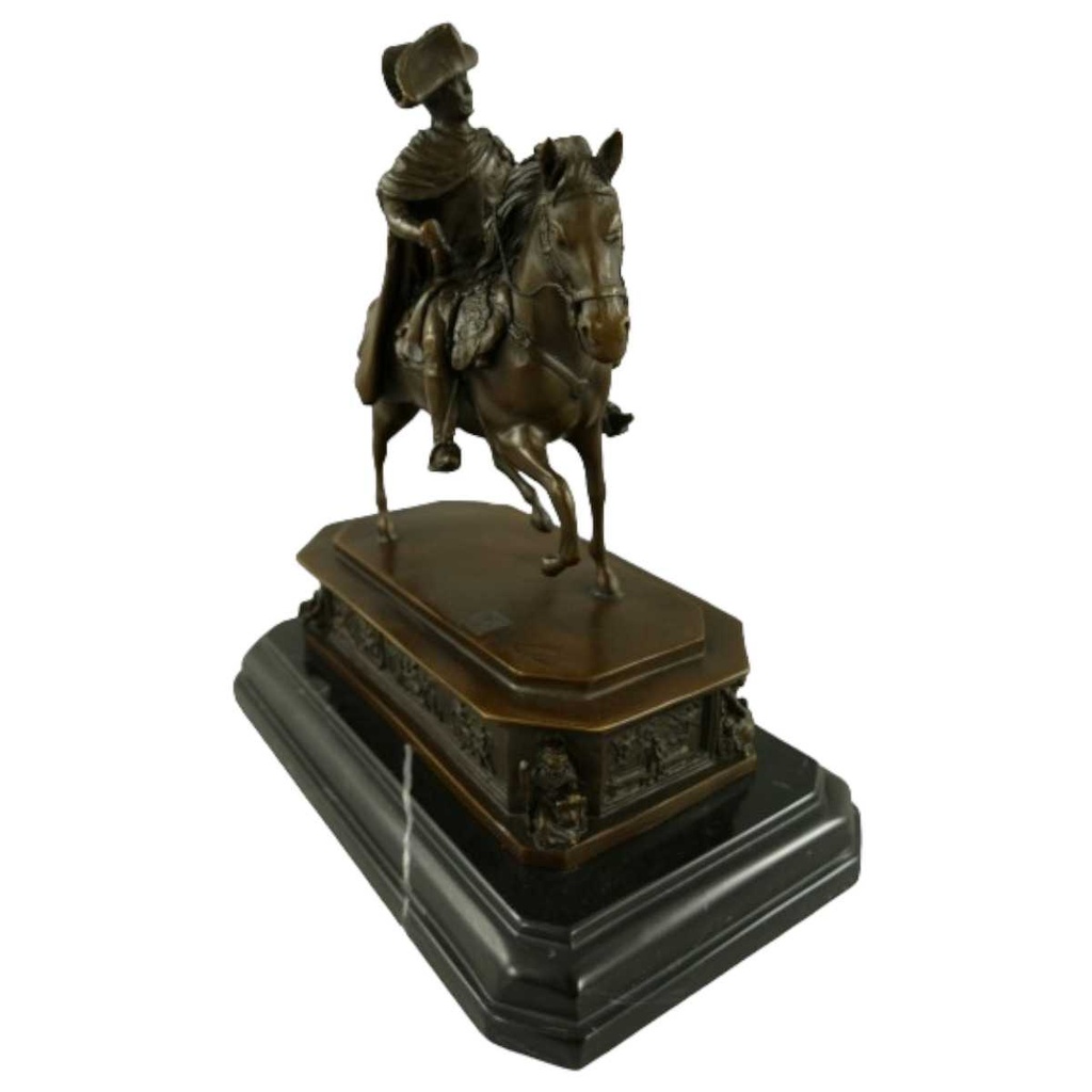 [LA-39386] Bronzeskulptur Bronzefigur Friedrich II Bild 2