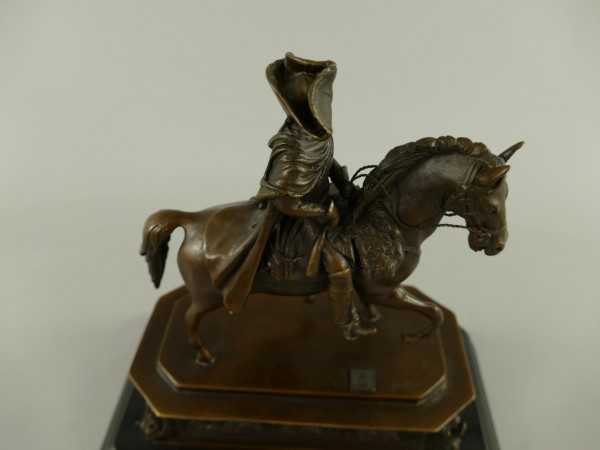[LA-39386] Bronzeskulptur Bronzefigur Friedrich II Bild 3