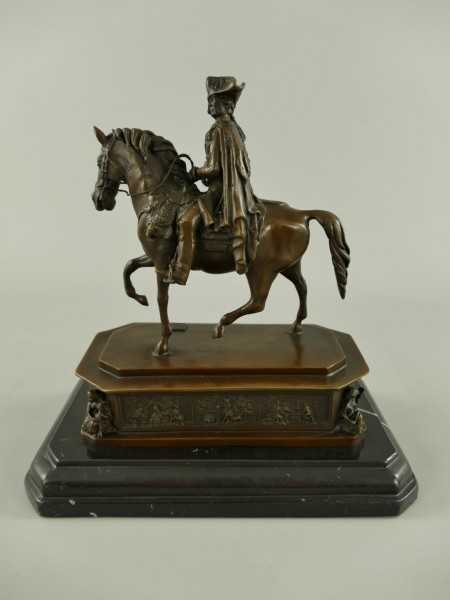 [LA-39386] Bronzeskulptur Bronzefigur Friedrich II Bild 6