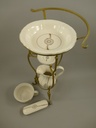 [LA-39425] Waschsetständer Metallständer Waschset Ständer Eisen Messing-Look Bild 7