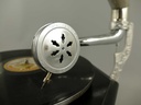 [LA-39581] Trichtergrammophon vernickelt 8-eckig acheckig Bild 6