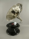 [LA-39583] Trichtergrammophon vernickelt Rund Bild 4
