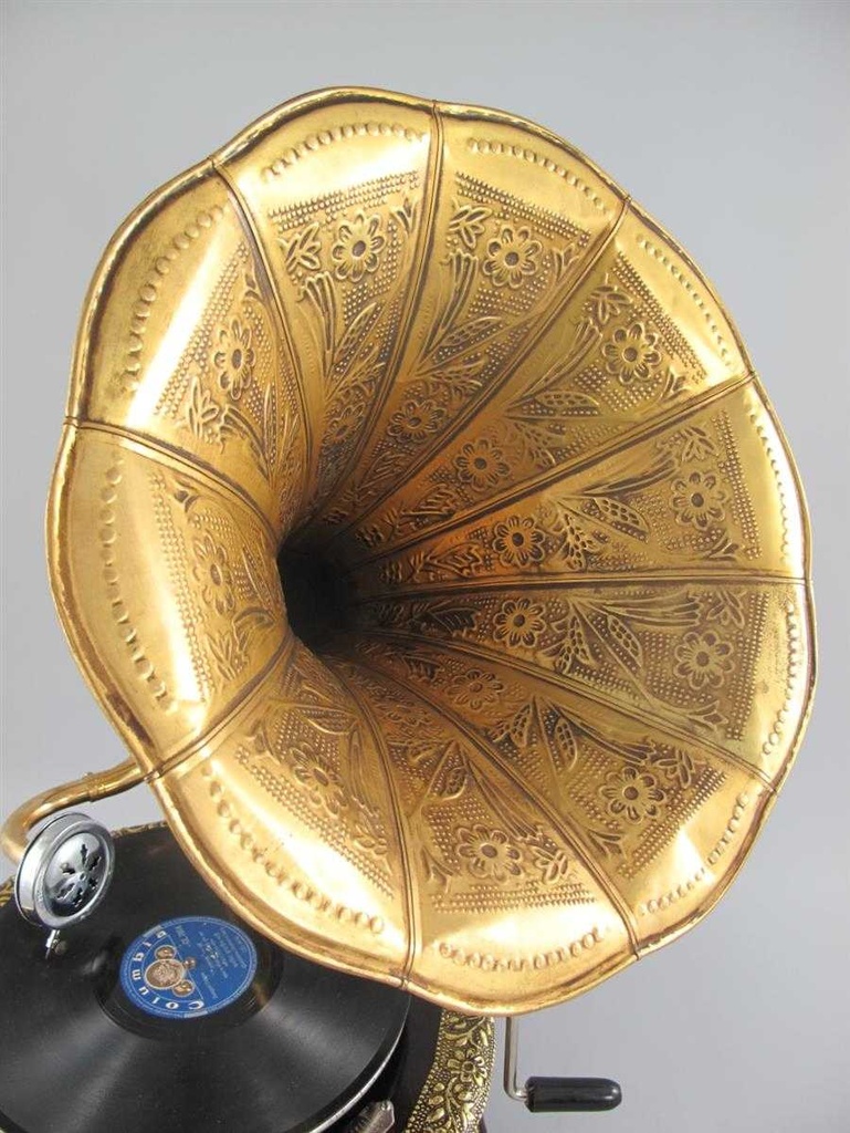 [LA-39589] Trichtergrammophon Rund #39589 Bild 3