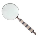 [LA-39797] Leselupe Handlupe Vergrößerungsglas vernickelt #39797 Bild 7