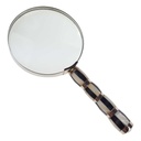 [LA-39799] Leselupe Handlupe Vergrößerungsglas Glas vernickelt #39799 Bild 4
