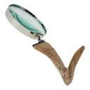 [LA-39801] Leselupe Handlupe Vergrößerungsglas Glas vernickelt #39801 Bild 4