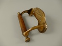 [LA-39842] Toillettenpapierhalter Messing Brüniert L 17 cm Bild 3