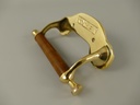 [LA-39843] Toillettenpapierhalter Messing L 17 cm Bild 4