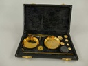 [LA-39847] Goldwaage 50 Gramm Gewichte mit Lederbox Bild 5