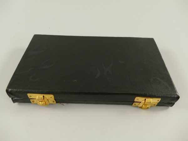 [LA-39847] Goldwaage 50 Gramm Gewichte mit Lederbox Bild 6