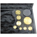 [LA-39848] Goldwaage 100 Gramm Gewichte mit Lederbox Bild 2
