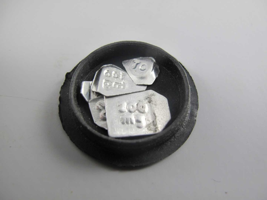 [LA-39848] Goldwaage 100 Gramm Gewichte mit Lederbox Bild 4