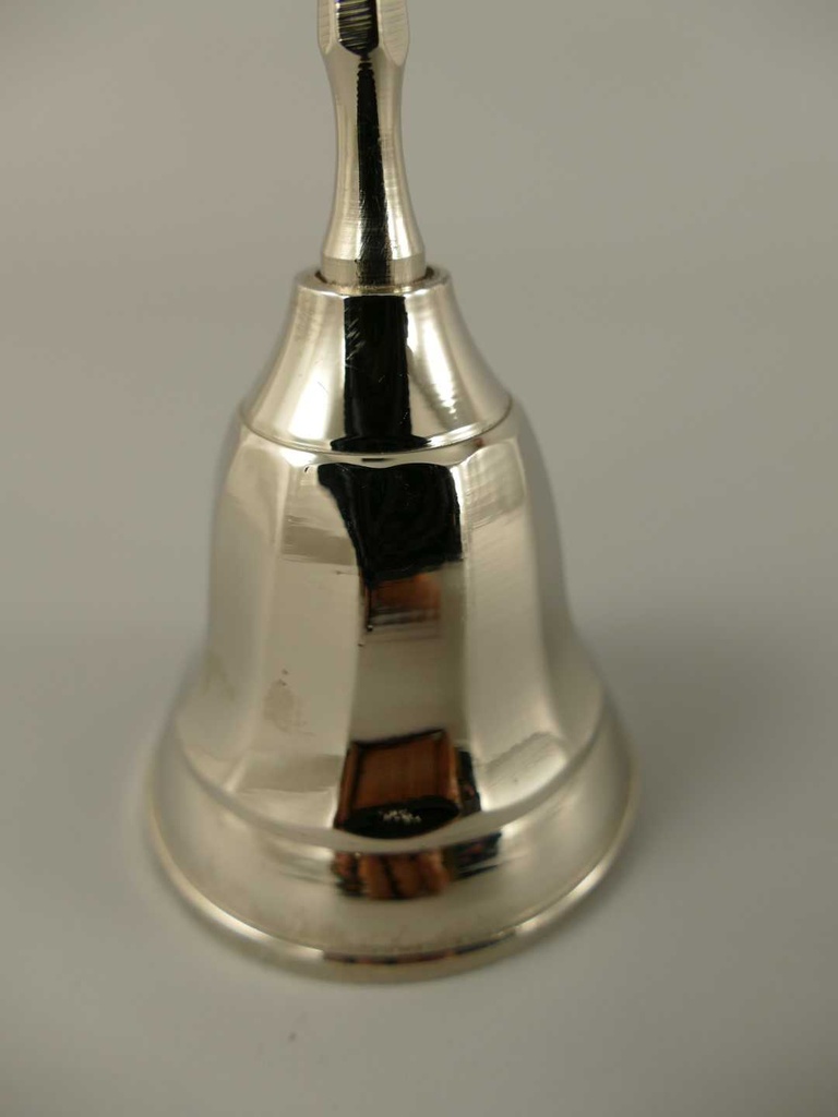 [LA-39917] Tischglocke Vernickelt H 12 cm Bild 3
