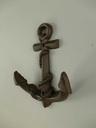 [LA-40688] Garderobenhaken Kleiderhaken Wandhaken Mantelhaken Gusseisen Anker Rustikal Bild 3