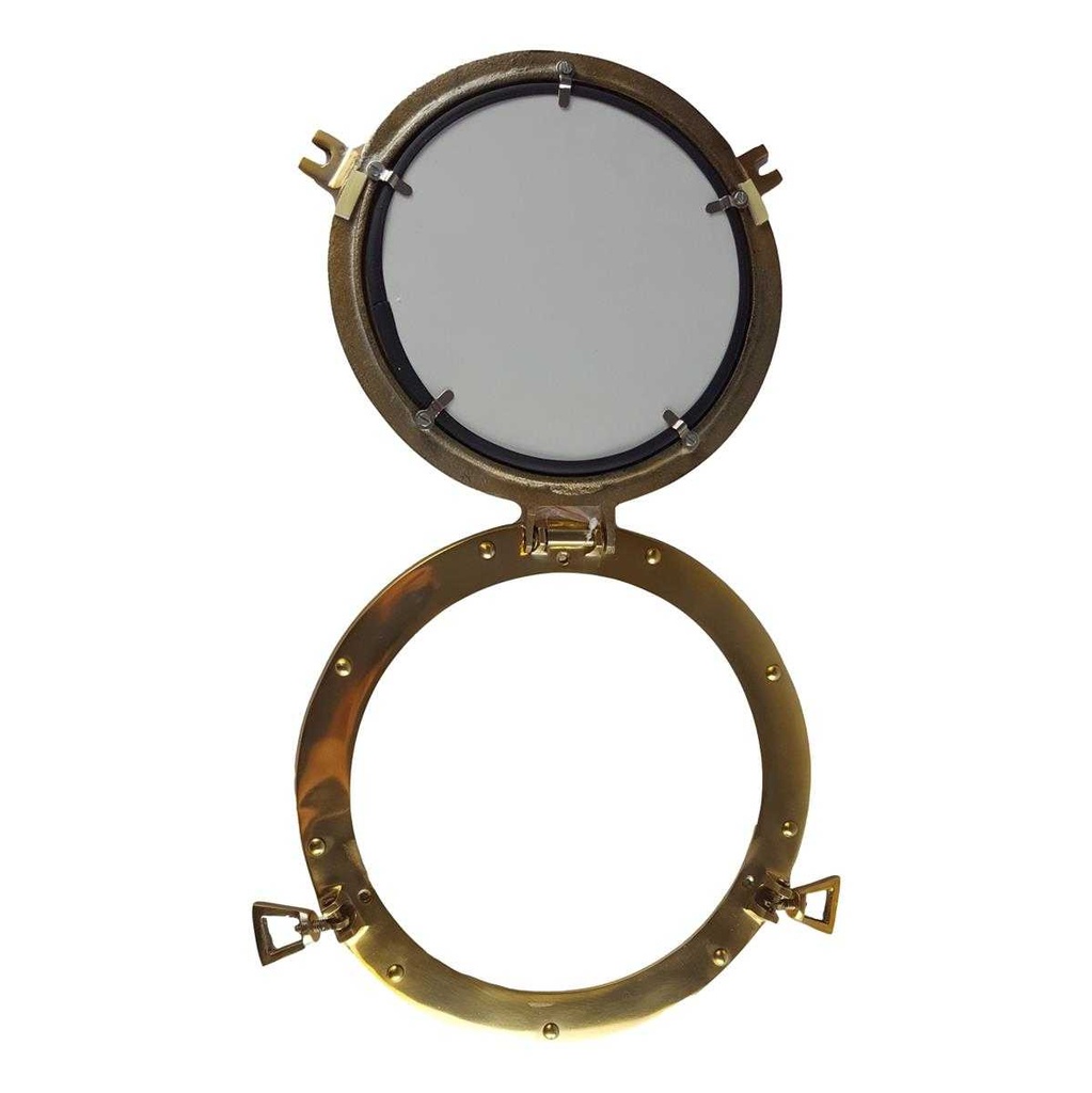 [LA-40855] Spiegel Aluminium poliert Bullauge Schiffsfenster Bild 3