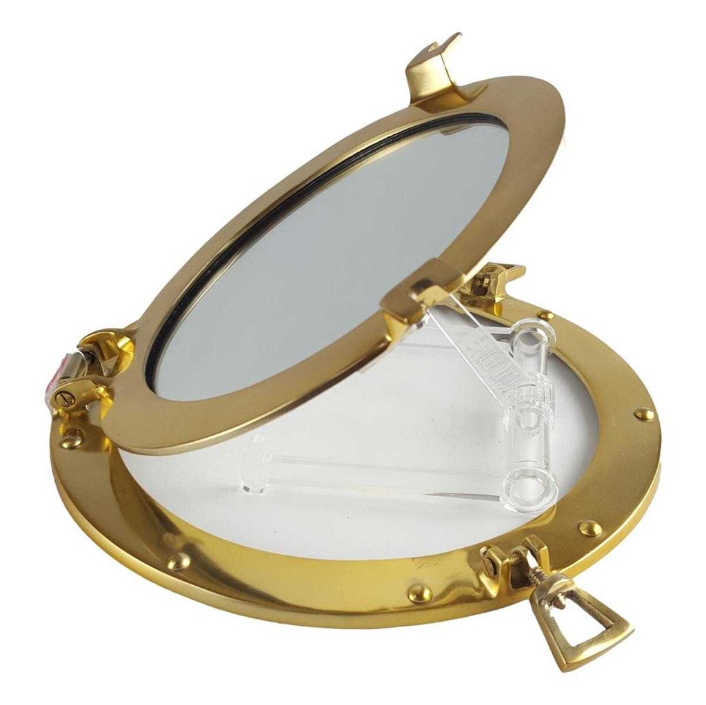 [LA-40855] Spiegel Aluminium poliert Bullauge Schiffsfenster Bild 4