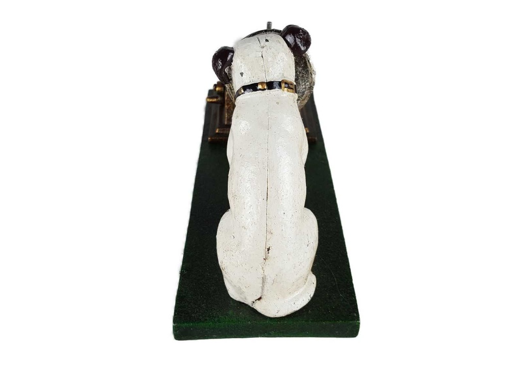 [LA-41048] Skulptur Figur Gusseisen Hund Grammophon Rogers Foundry Birmingham Bild 3