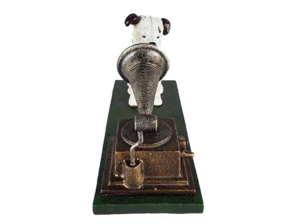 [LA-41048] Skulptur Figur Gusseisen Hund Grammophon Rogers Foundry Birmingham Bild 7