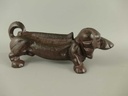 [LA-41069] Schuhkratzer Stiefelkratzer Schuhschaber Gusseisen Hund Dackel Bild 4