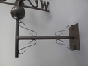 [LA-41116] Wetterhahn Wetterfahne Gusseisen Pferd Braun rustikal Bild 3