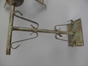 [LA-41118] Wetterhahn Wetterfahne Gusseisen Hexe auf Besen farbig Wandmontage Bild 4