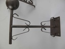 [LA-41119] Wetterhahn Wetterfahne Gusseisen Braun rustikal Wandmontage Bild 4