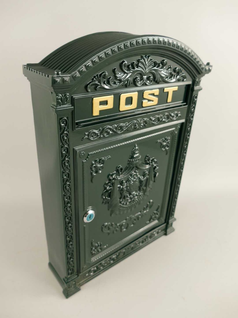 [LA-41226] Wandbriefkasten Postkasten Briefkasten Aluminium Grün Bild 4