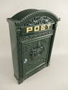 [LA-41226] Wandbriefkasten Postkasten Briefkasten Aluminium Grün Bild 4