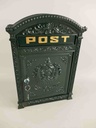 [LA-41226] Wandbriefkasten Postkasten Briefkasten Aluminium Grün Bild 5