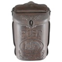[LA-41245] Wandbriefkasten Postkasten Briefkasten rustikal braun H 40 cm Gusseisen Bild 2
