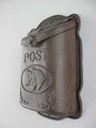 [LA-41245] Wandbriefkasten Postkasten Briefkasten rustikal braun H 40 cm Gusseisen Bild 5