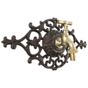 [LA-41273] Zierrosette Wanddeko Garten Terrasse Haus Wanddekoration Gusseisen Rustikal #41273 Bild 2