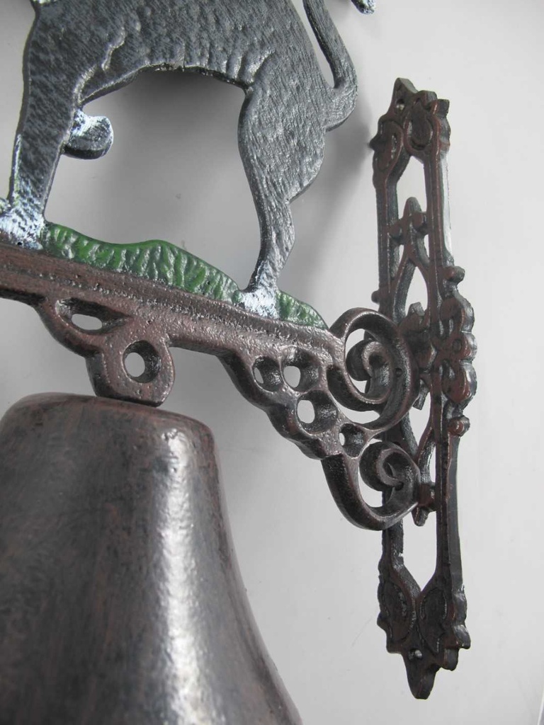 [LA-41356] Wandglocke Türglocke Türklopfer Gusseisen Katze Bild 3