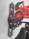 [LA-41378] Wandglocke Türglocke Türklopfer Gusseisen Traktor Bild 3