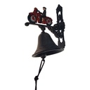 [LA-41381] Wandglocke Türglocke Türklopfer klein Gusseisen Motorrad Bild 3
