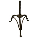 [LA-41537] Tisch Rund Antik-Stil Grün Farbig Eisen H 70-D 40 cm Bild 2