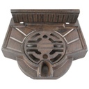[LA-41580] Standbrunnen Wassersäule Gartenbrunnen Zapfstelle Gusseisen Braun rustikal Garten Bild 2