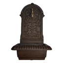 [LA-41584] Wandbrunnen Wassersäule Gartenbrunnen Zapfstelle Gusseisen Braun rustikal Terrasse #41584 Bild 4