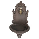 [LA-41591] Wandbrunnen Wassersäule Gartenbrunnen Zapfstelle Gusseisen Braun rustikal Terrasse #41591 Bild 2
