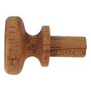[LA-42370] Holzknopf Holz Möbelgriff Schubladengriff Möbelknauf Kirsche 17 mm Bild 2