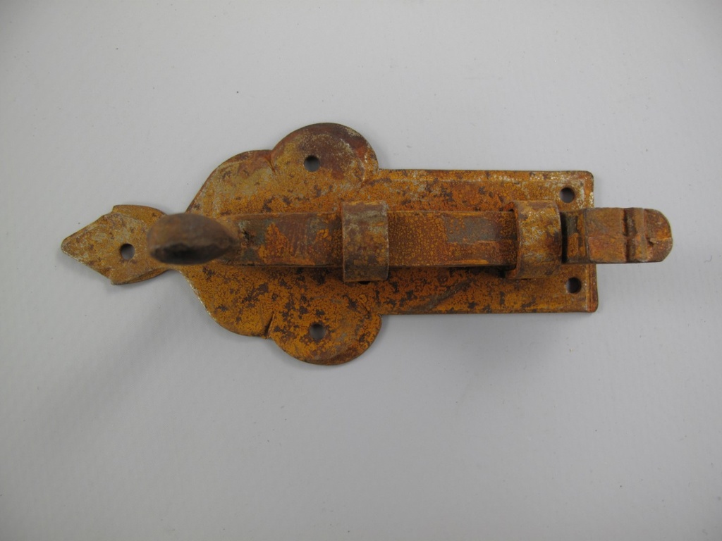 [LA-42420] Riegel Eisen Rostig Gekröpft 40x95mm Bild 2