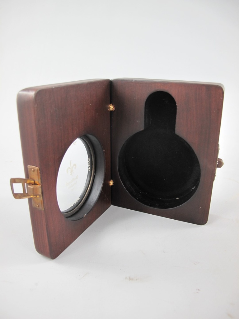 [LA-42762] Kompaß Mit Box Messing Brüniert D 7 cm Bild 4