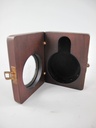 [LA-42762] Kompaß Mit Box Messing Brüniert D 7 cm Bild 4