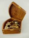 [LA-42776] Sextant Maritim Nautik Deko Zubehör Messing #42776 Bild 8